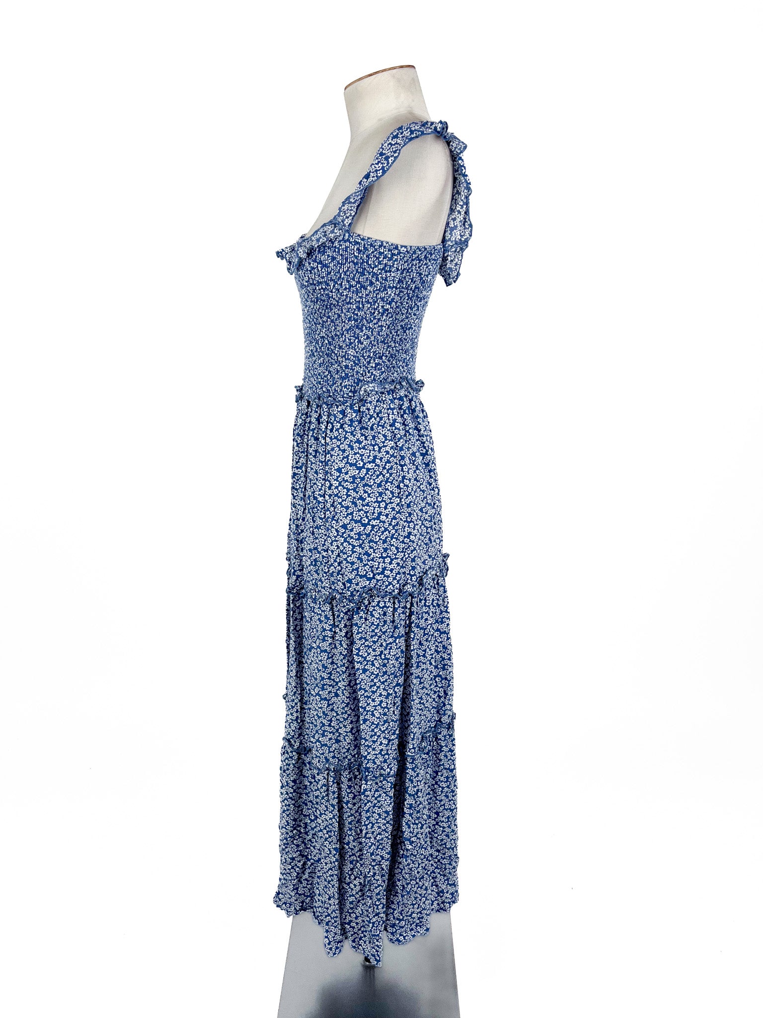 Petal + Pup - Blue Maxi Dress (Size 8)