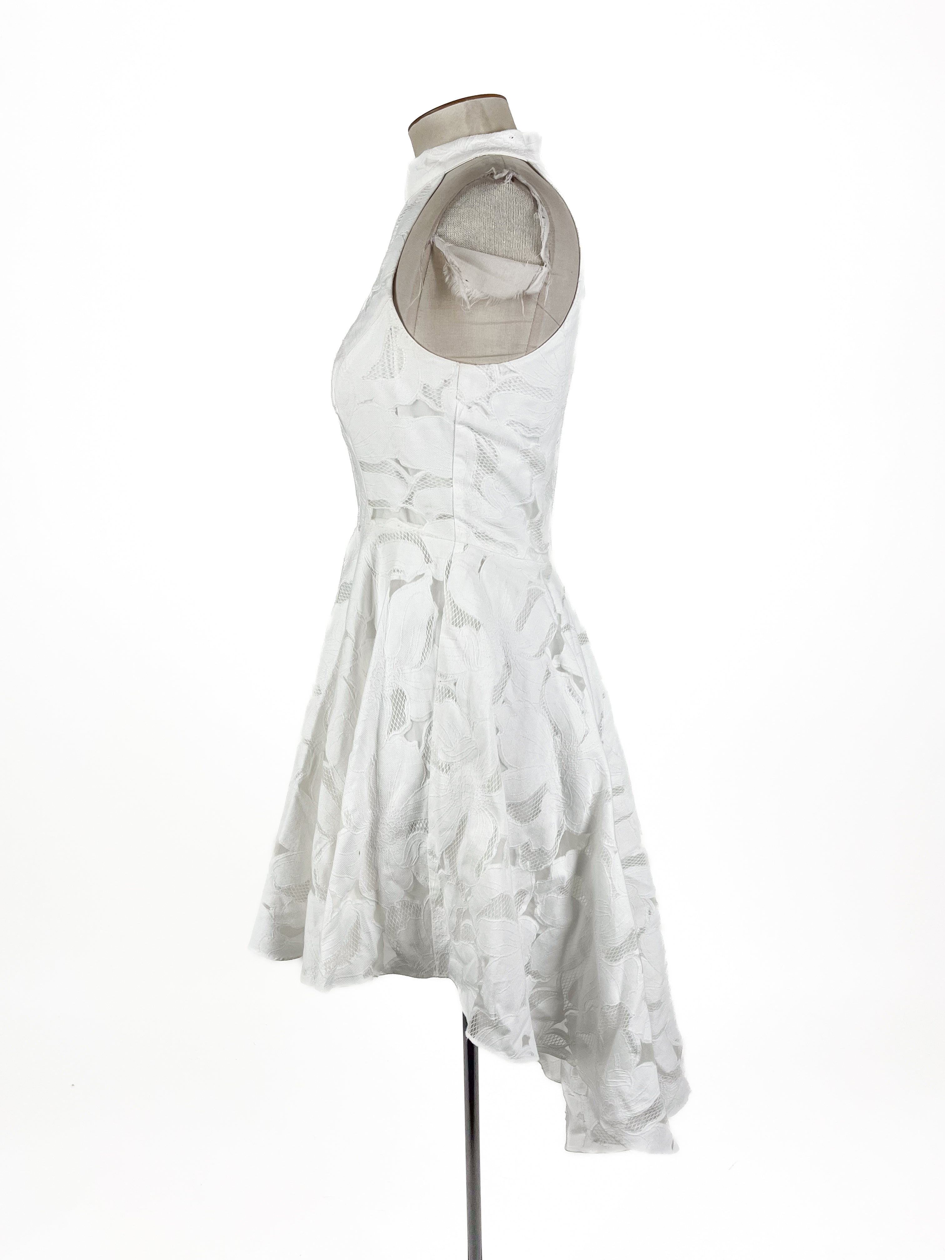 Forever New - White Midi Dress (Size 12)