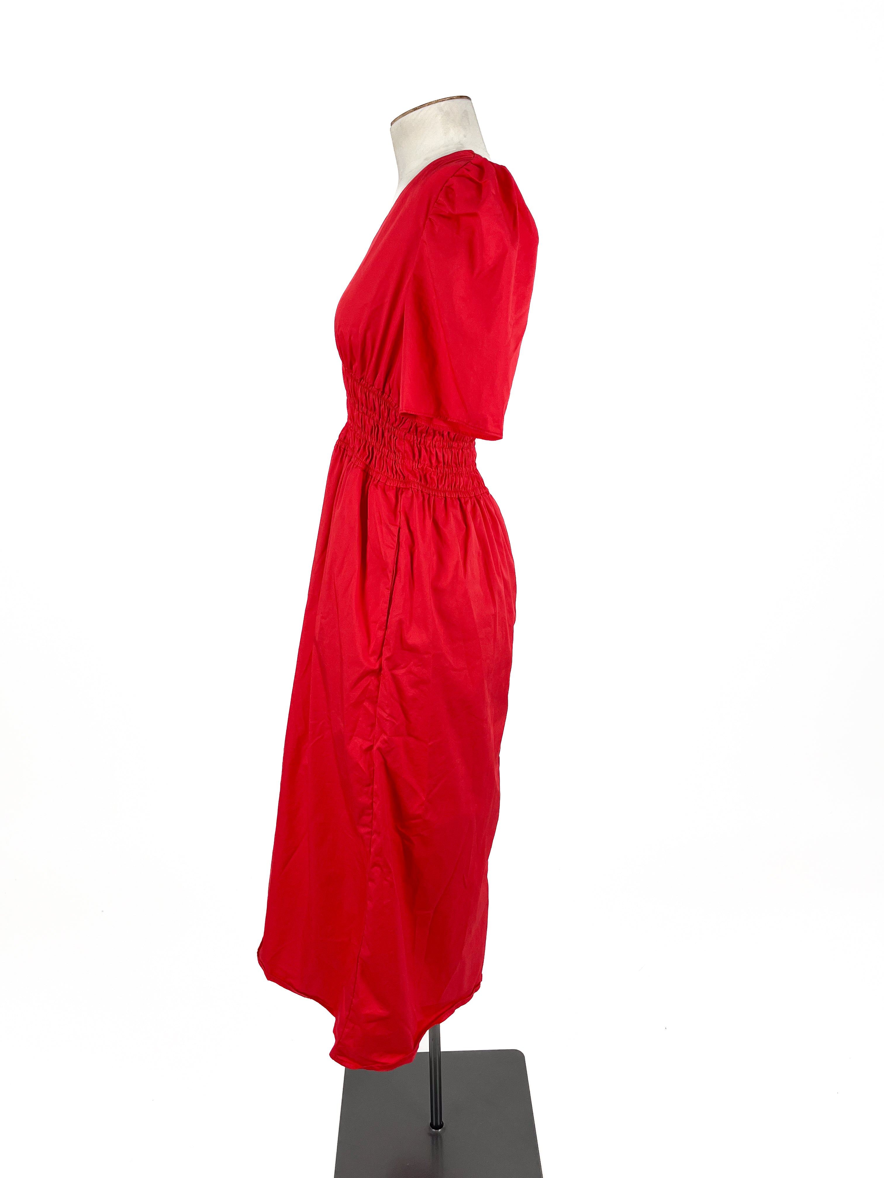 Portmans - Red Midi Dress (Size 6)